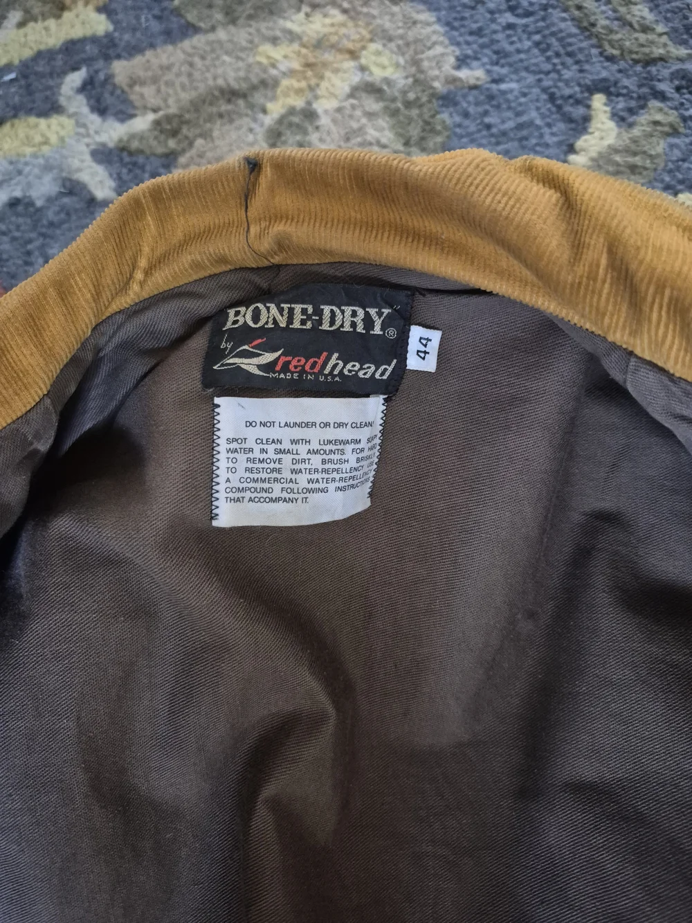 RedHead Brown Canvas Field Jacket with Corduroy Collar